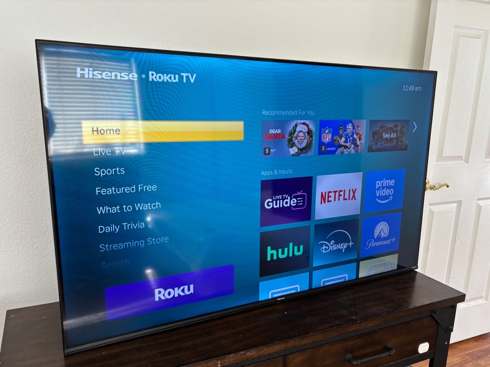 58” Hi Sense Roku TV with Remote