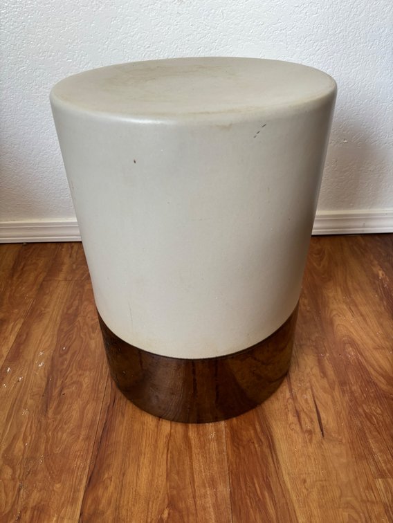 Pier One Ceramic Plant Stand with Copper Detail