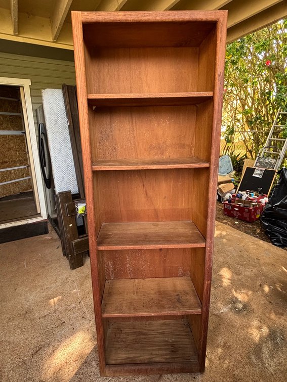 Wooden 5 Shelf Furniture Piece 