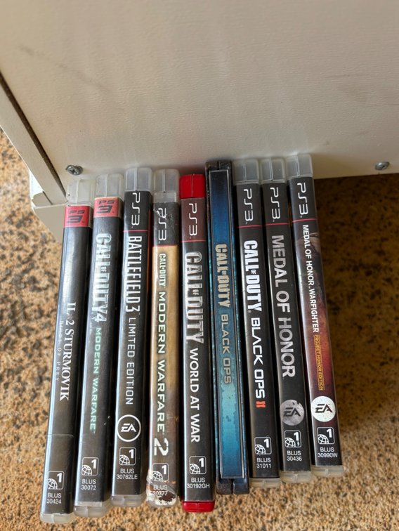 Playstation Games with Cases