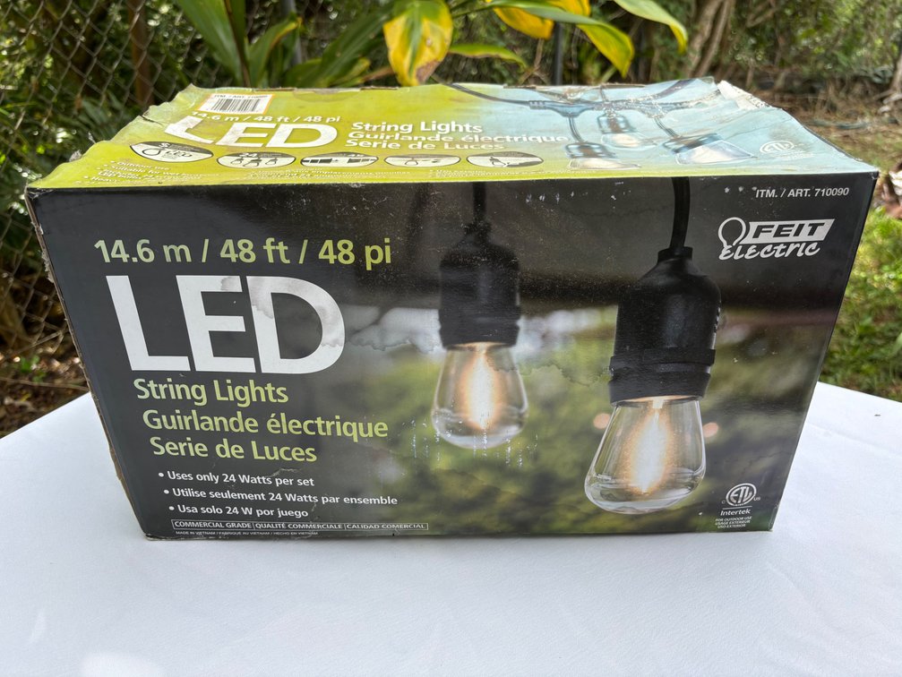 Feit Electric LED String Lights in Box 