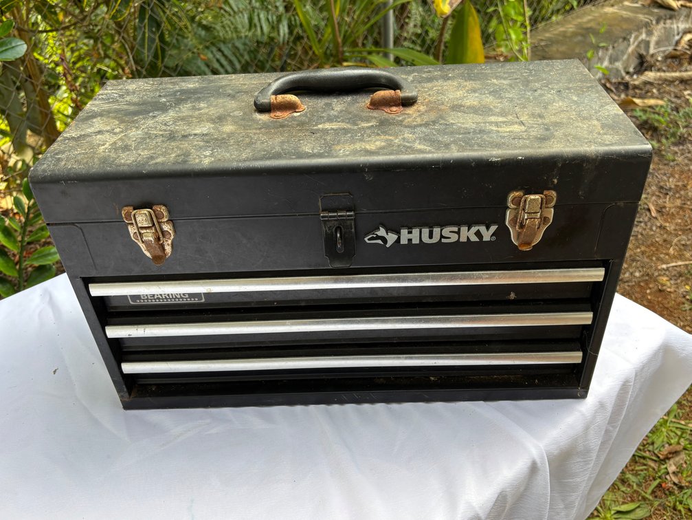 Husky Tool Box with Tools