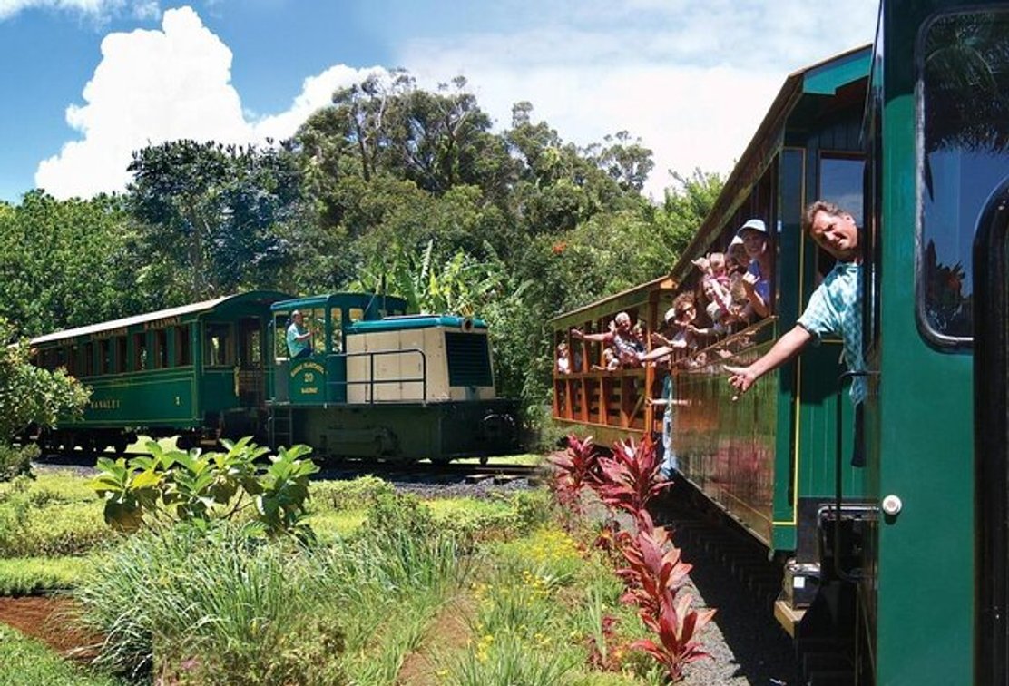 Kilohana Kauail Plantation Railway Gift Certificate for 40 minute Private Train Car for 36 people
