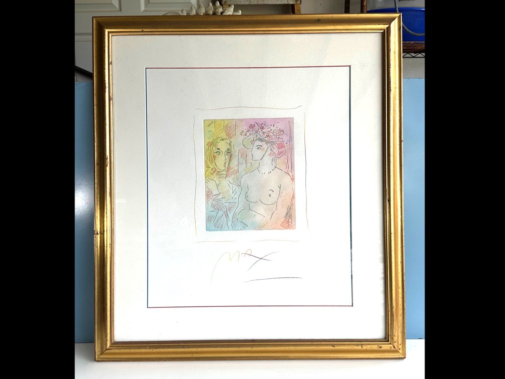 Peter Max "Homage to Picasso" Framed Print