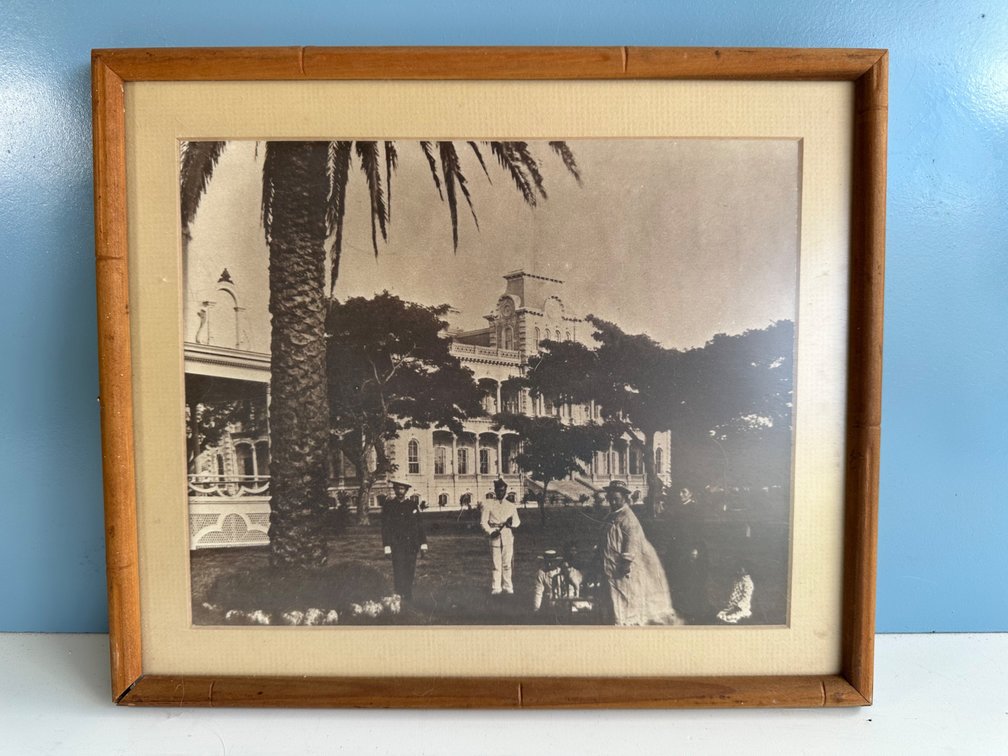 Vintage Royal Palace Honolulu Photograph