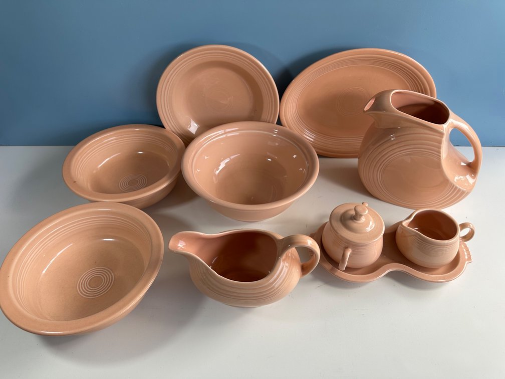 Vintage Apricot Fiestaware Set – Classic Fiesta Serving Ware