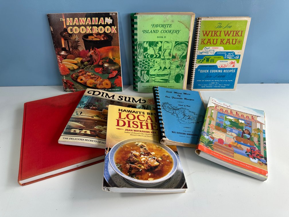 Cookbooks – Hawaiian, Asian, Local Dishes and More – Perfect for Home Cooks!