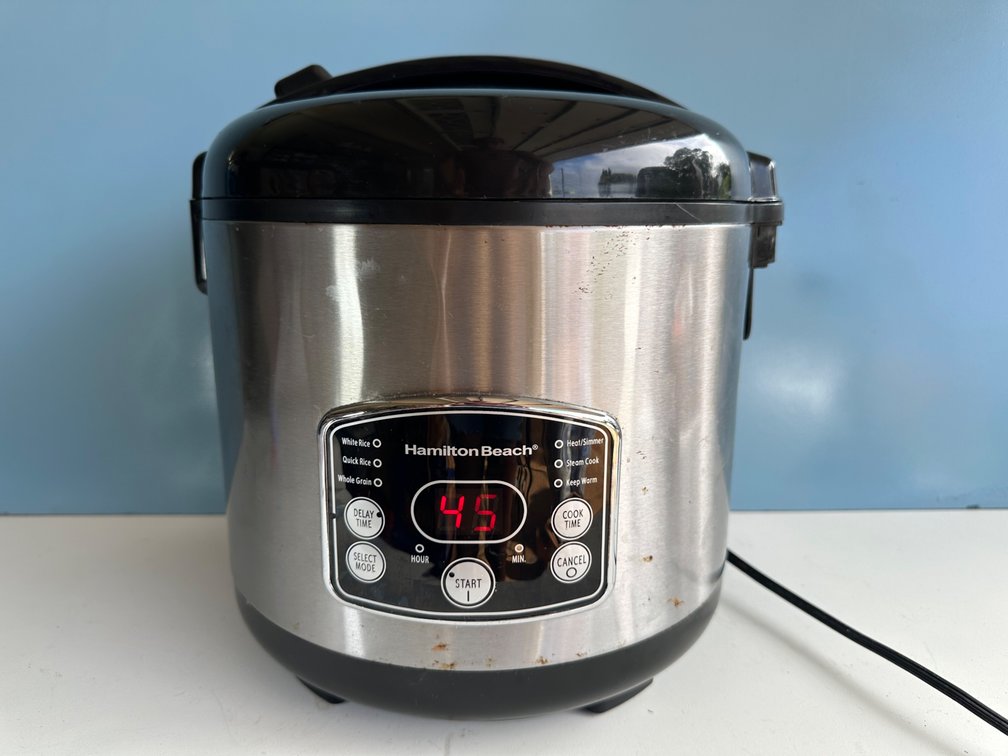 Hamilton Beach Rice Cooker – Model 37541, Series A4331EK