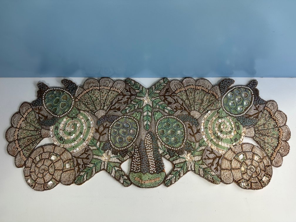 Pier 1 Imports Beaded Table Runner – Stunning Decorative Piece 