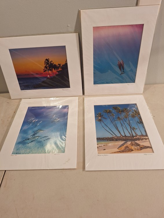 Matted Photo Prints by Local Artist (X's 4)