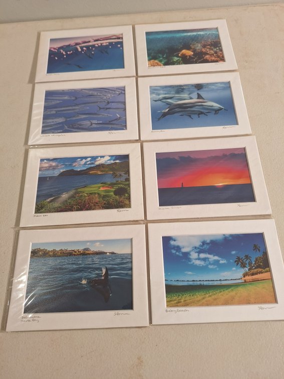 5" x 7" Matted Photo Prints by Local Artist (X's 8)