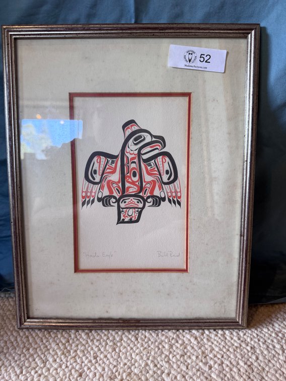 Haida Eagle print by Bill Reid