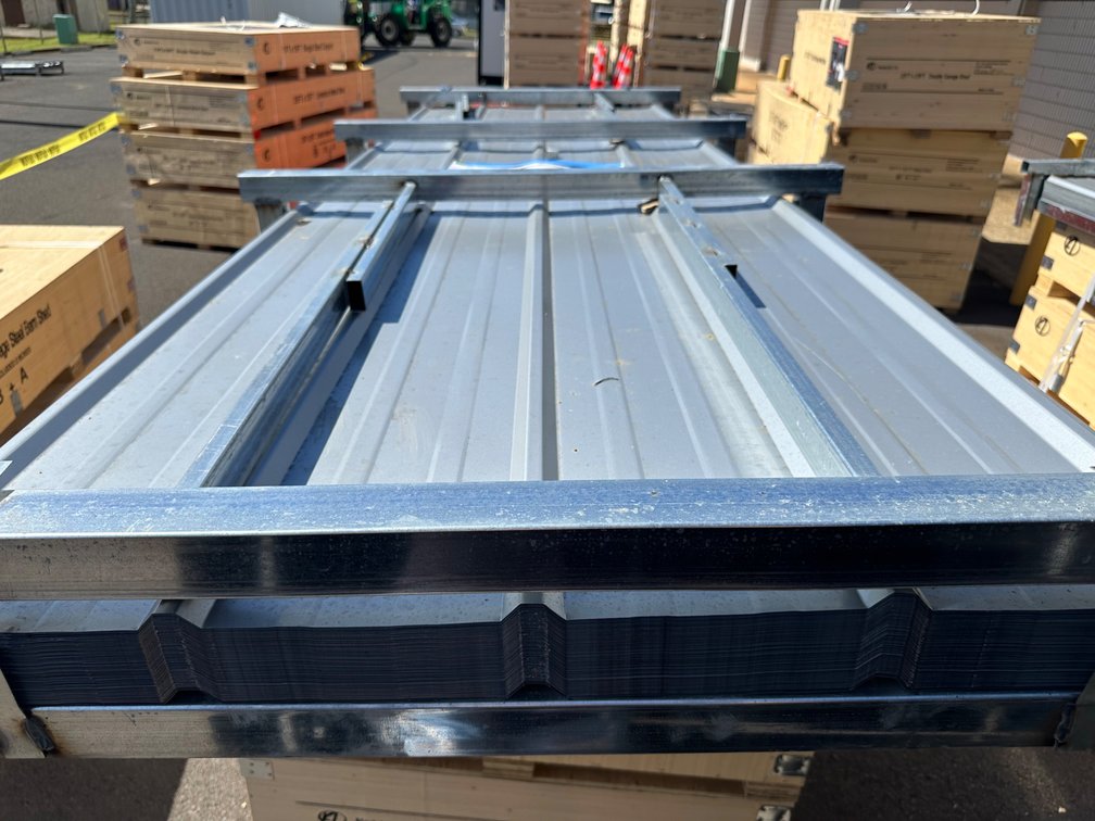 (X's 100) Allmetal Brand 10ft Galvalume Corrugated Steel Panels