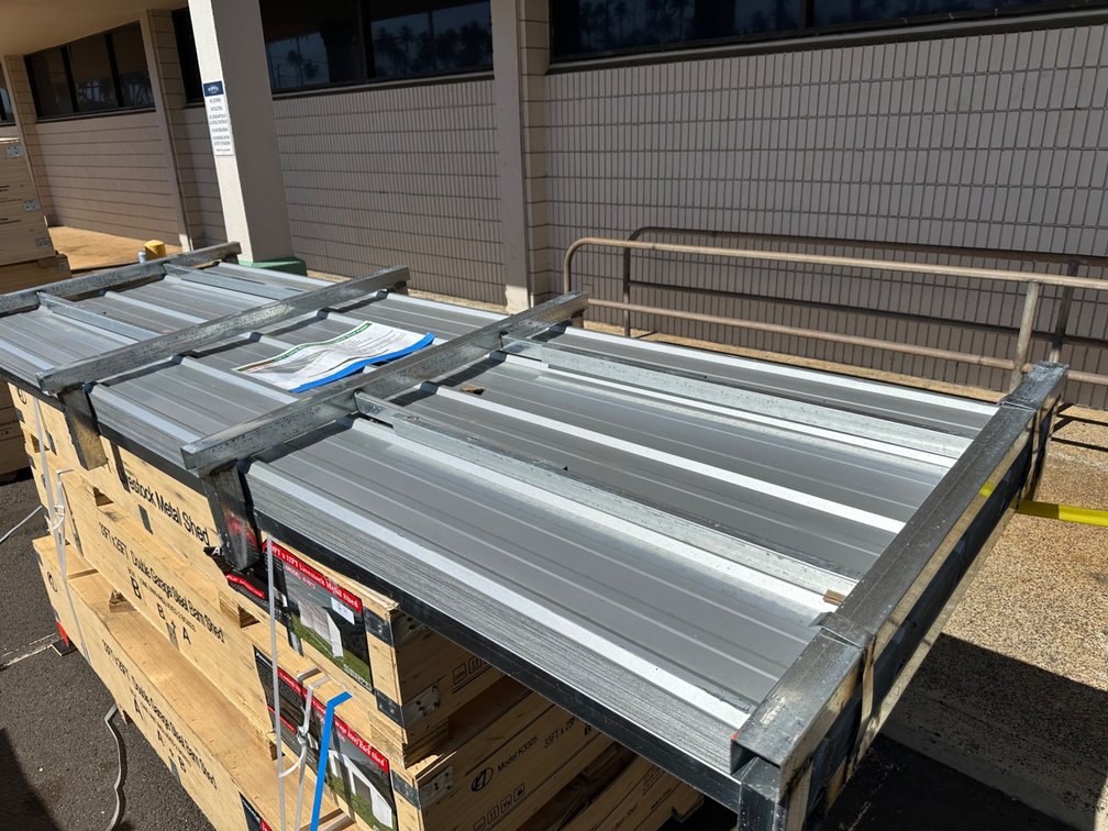 (X's 100) Allmetal Brand 10ft Galvalume Corrugated Steel Panels