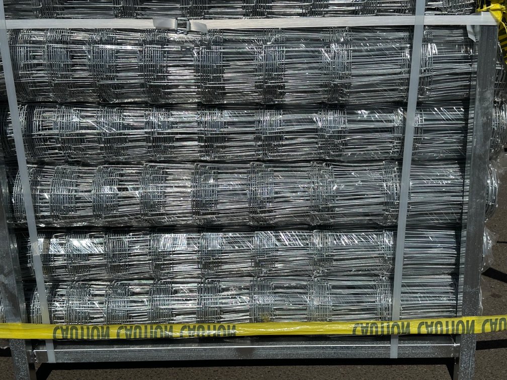 (X's 5) Rolls Allmetal Brand 4ft Galvanized Gauge Fencing 