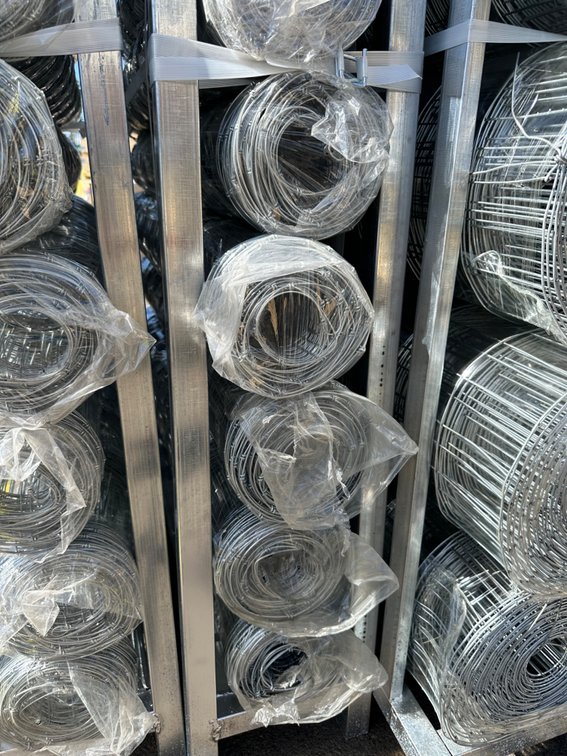 (X's 5) Rolls Allmetal Brand 4ft Galvanized Gauge Fencing 