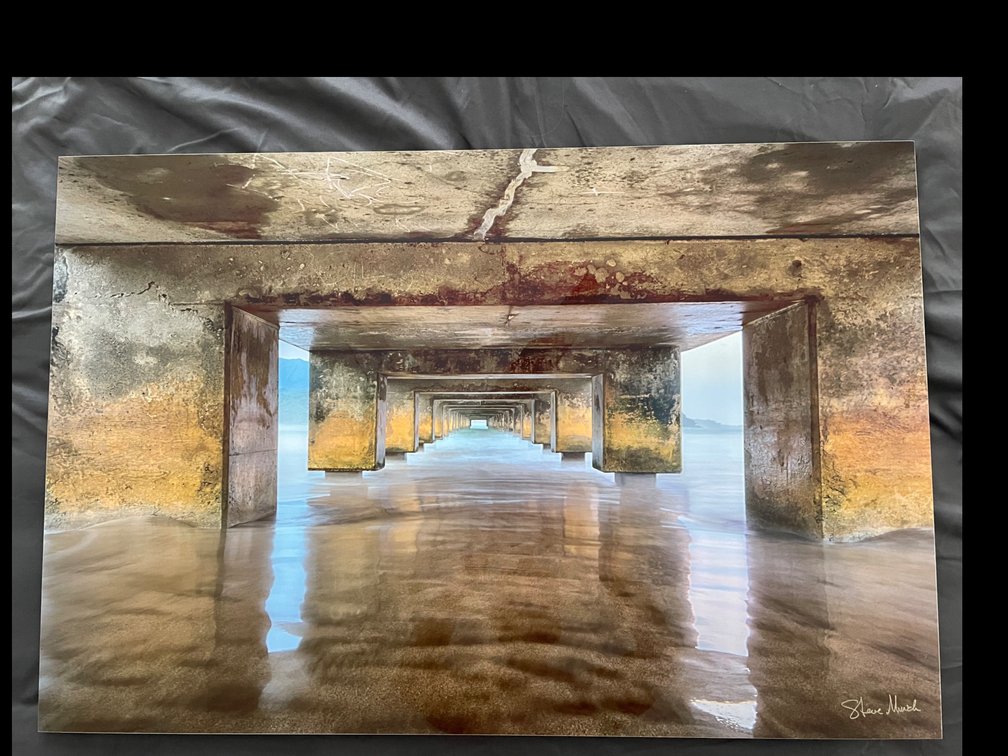 “ Hanalei Pier Reflections” by Steve Munch