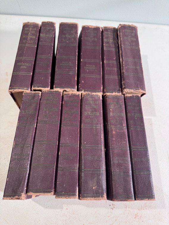 12 vol set - The American History and Encyclopedia of Music, W. L. Hubbard