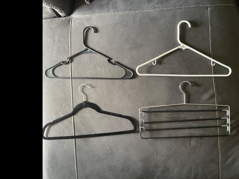 Clothes hangers-approximately 150