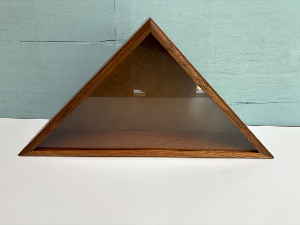 Wooden Flag Display Box