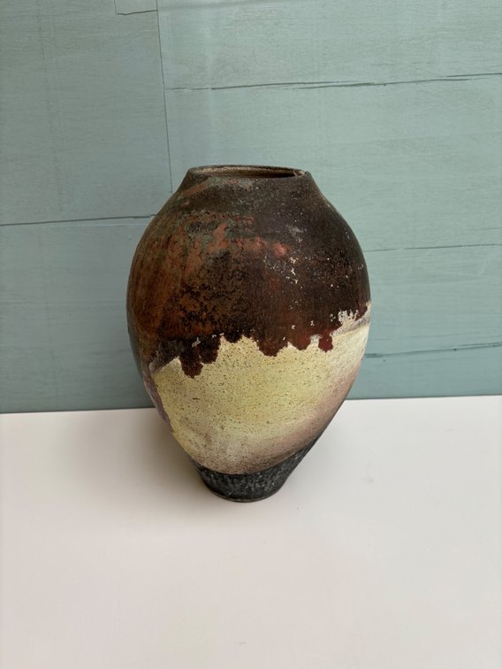 Hand Crafted Textured Pottery Vase