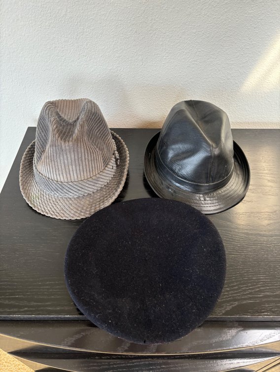 3 Collectible Hats