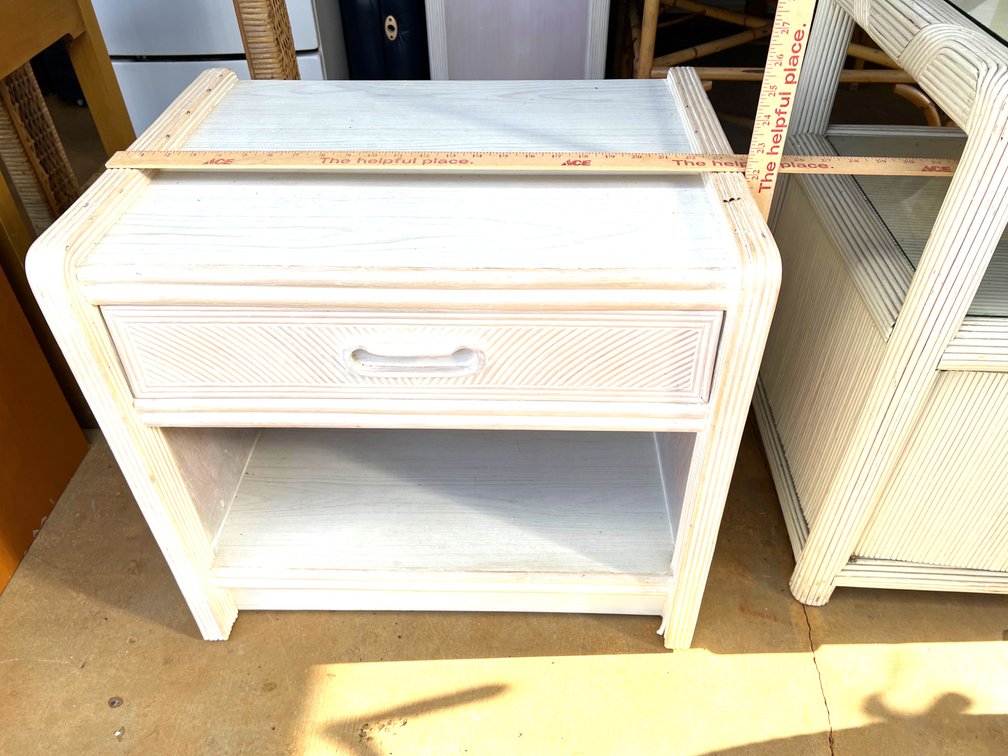 Rattan Nightstand