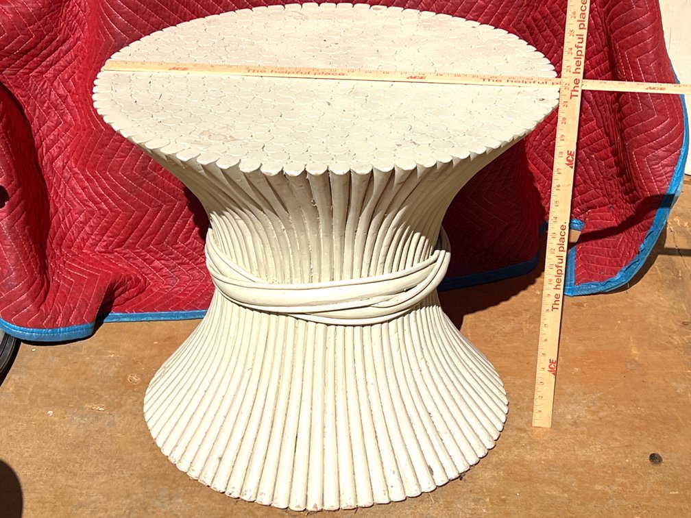 Rattan Side Table 