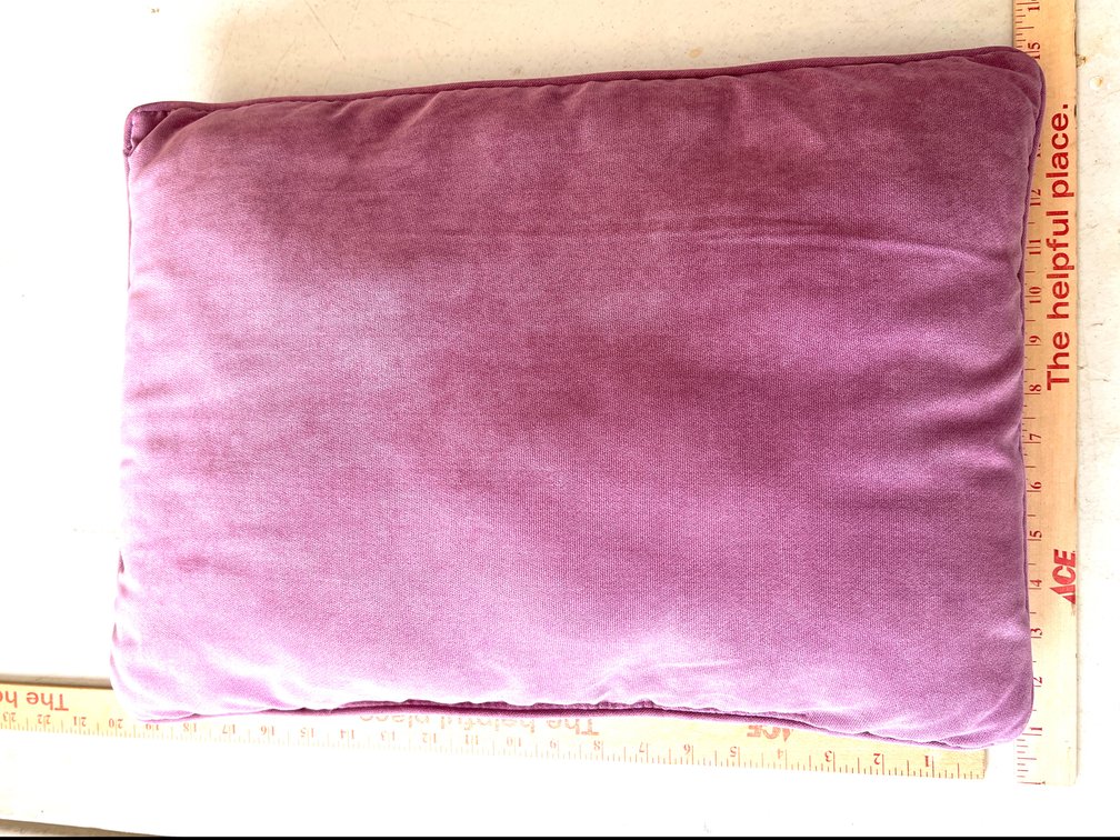 Plain Pink Throw Pillow