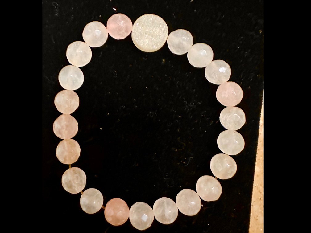 Rose quartz bracelet