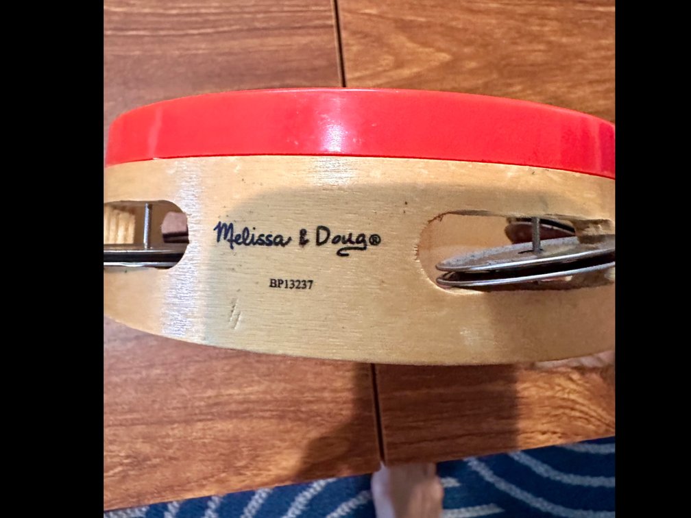 Melissa & Doug kids tambourine