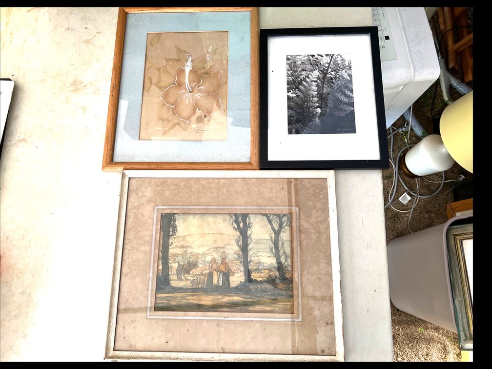 Collection of Three Framed Artworks