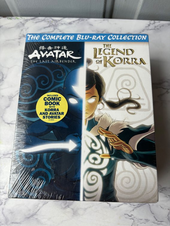 Avatar The Last Airbender & The Legend of Korta Complete Blu Ray Collection New
