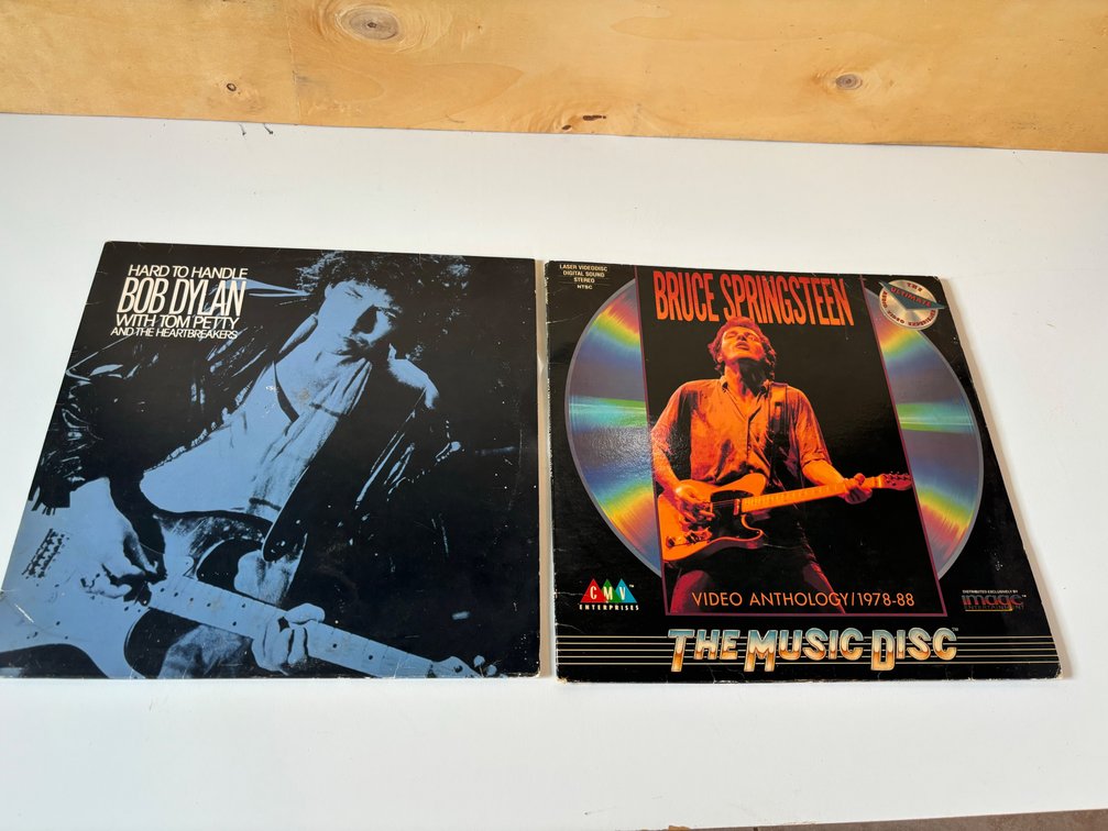 2 LaserDisc Videos Bob Dylan w/ Tom Petty & Bruce Springsteen