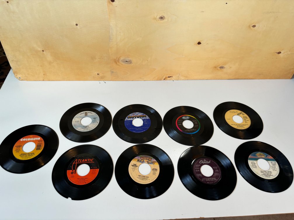 9 - 45 RPM Vinyl Records