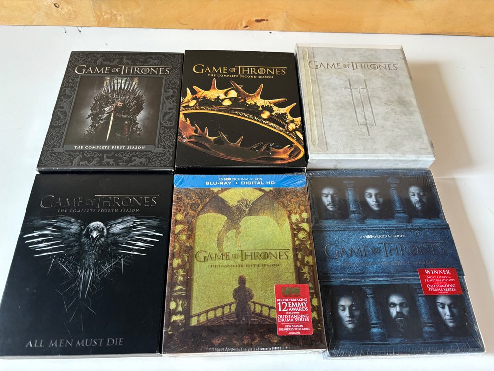 Game of Thrones Complete Seasons 1-6 on Blu-Ray