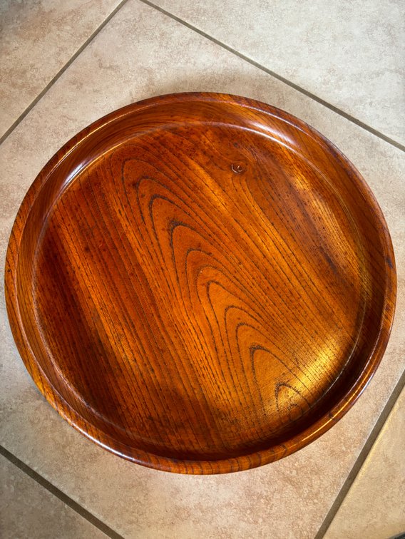 Japanese Zelkova Wood Tray 11”