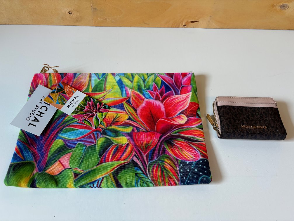 Michal Art Studio Zippered Bag & Michael Kors Wallet