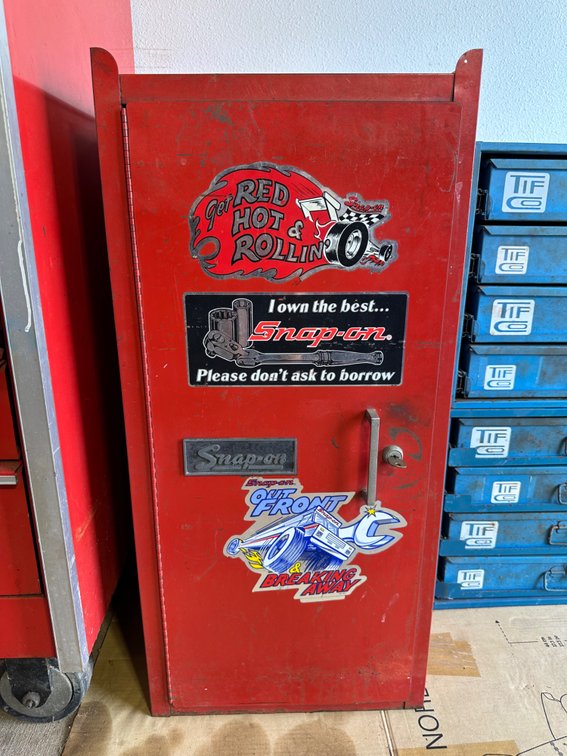 Snap-on Add-On Storage Cabinet with Drawers and Key