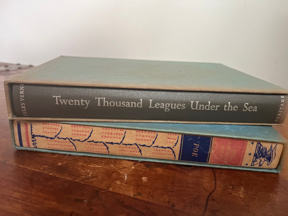 Vintage Books with Sleeve