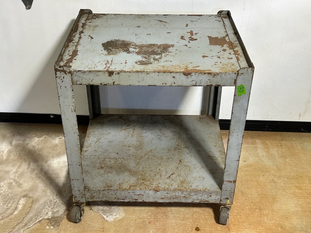 Small Metal Rolling Cart - Compact and Durable
