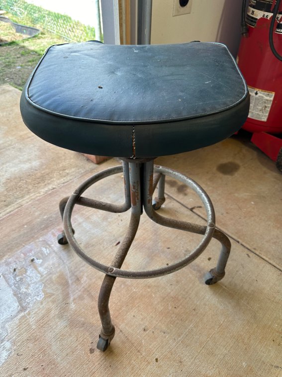 Rolling Work Table Stool with Wheels - Functional