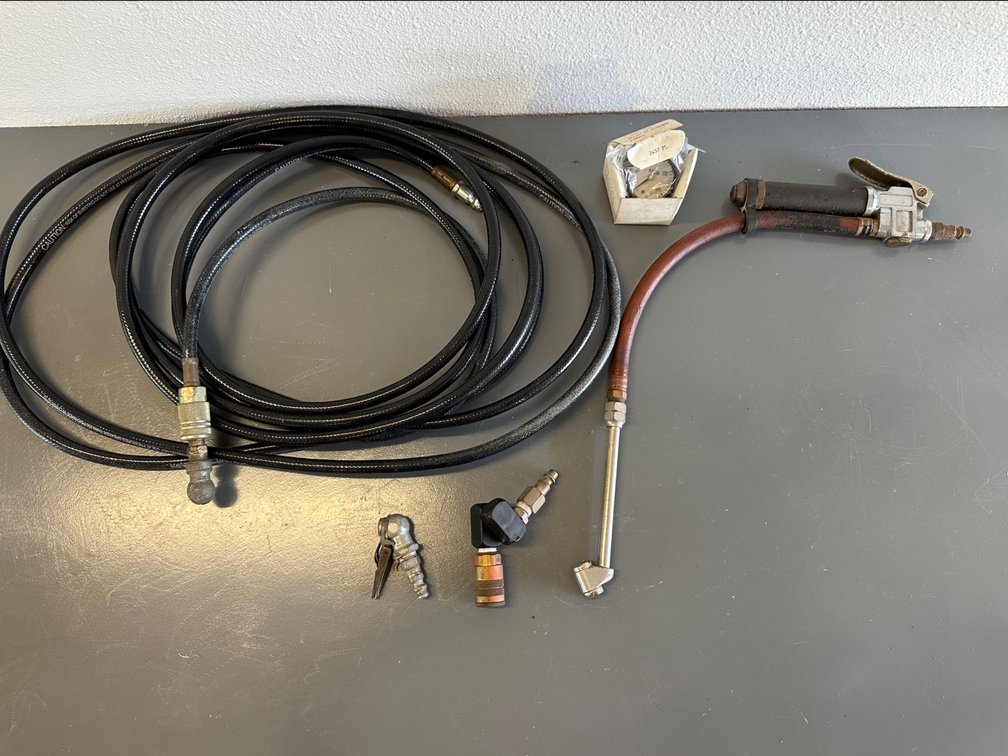 Compressor Accessories Set - Includes Hose, Gauge, and Attachments