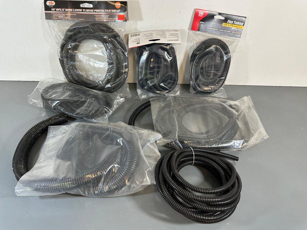 Assorted Wire Loom and Flex Tubing Set