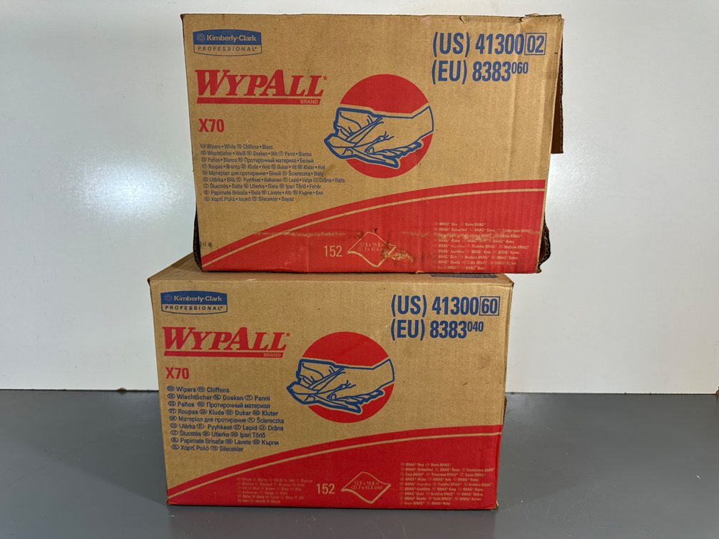 Kimberly-Clark WypAll X70 All-Purpose Cleaning Towels – Two Boxes