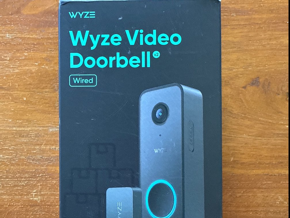 Wyze video doorbell 