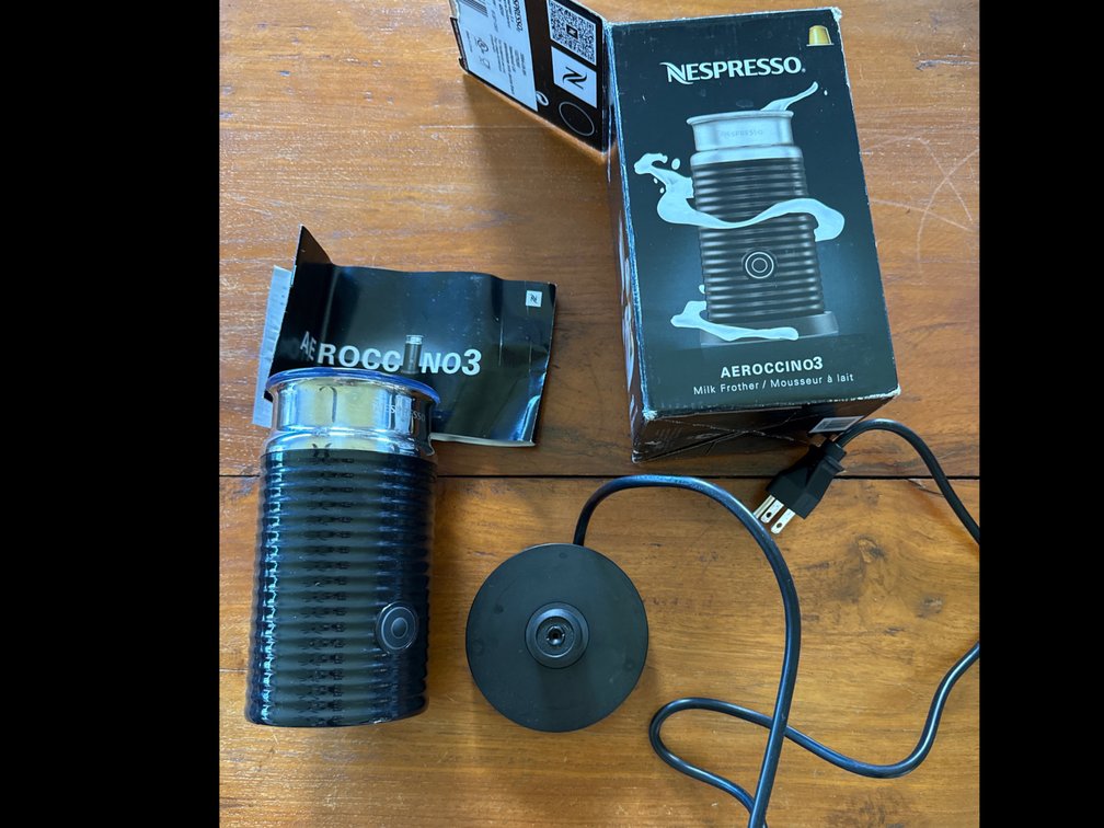 Nespresso milk frother
