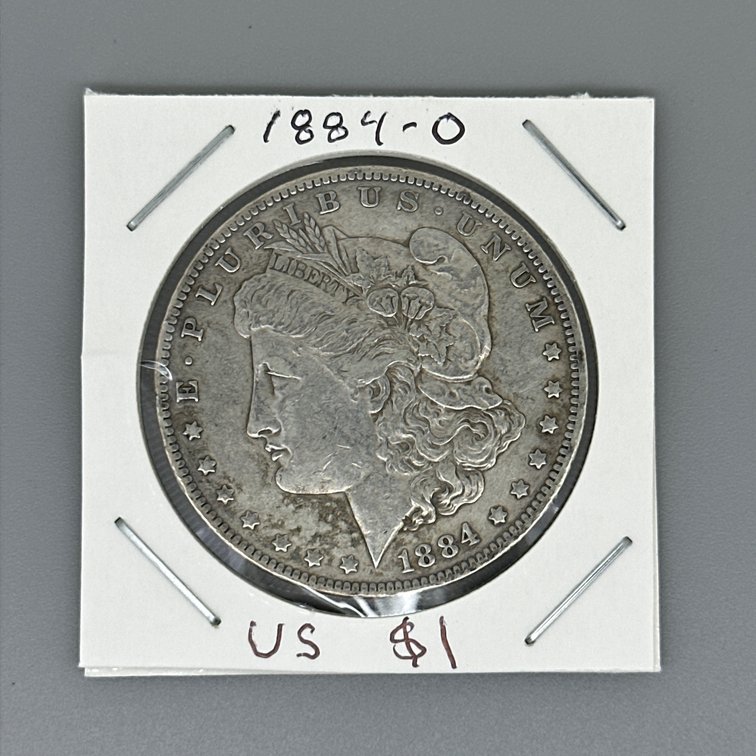 1884-O Morgan Silver Dollar – New Orleans Mint