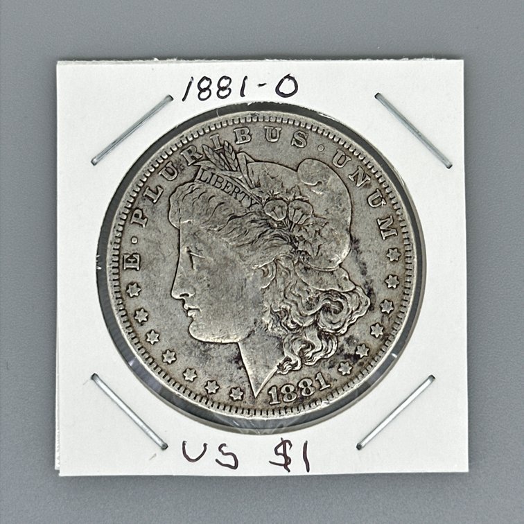 1881-O Morgan Silver Dollar – New Orleans Mint – Iconic U.S. Coin for Collectors