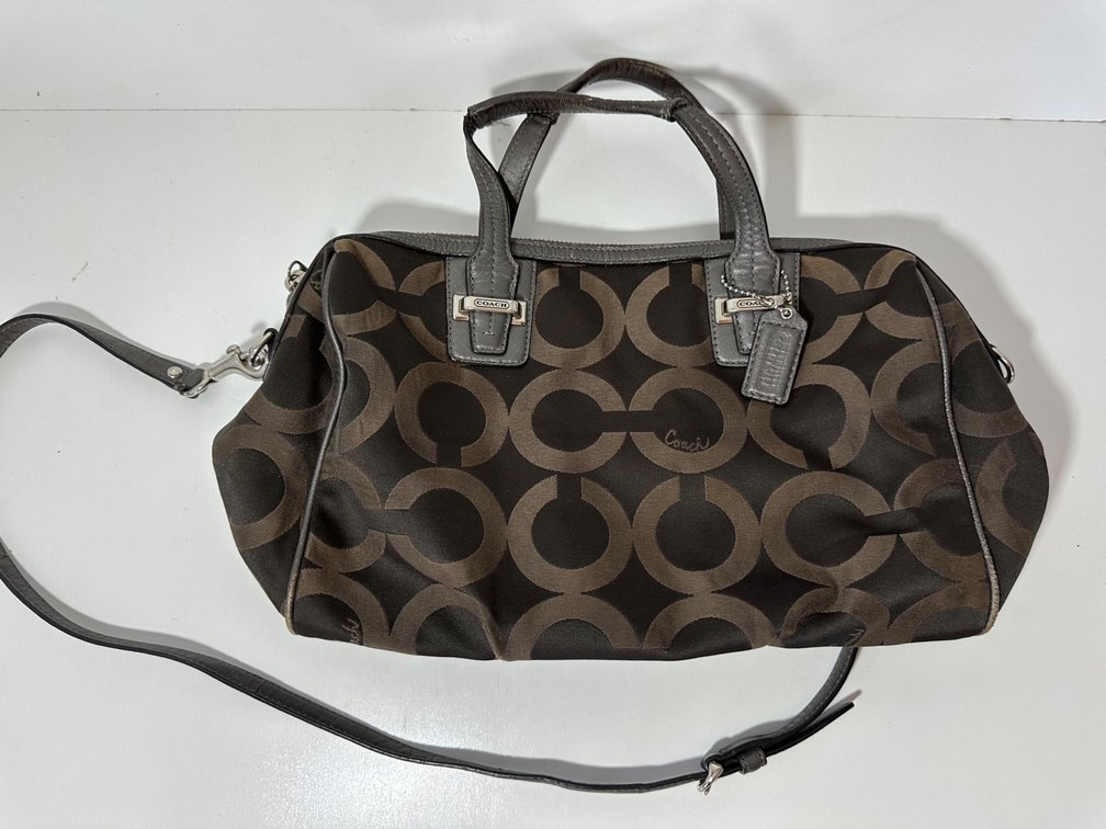 Stylish Coach-Labeled Handbag – Approx. 16" x 8.5", See Photos, Not Authenticated